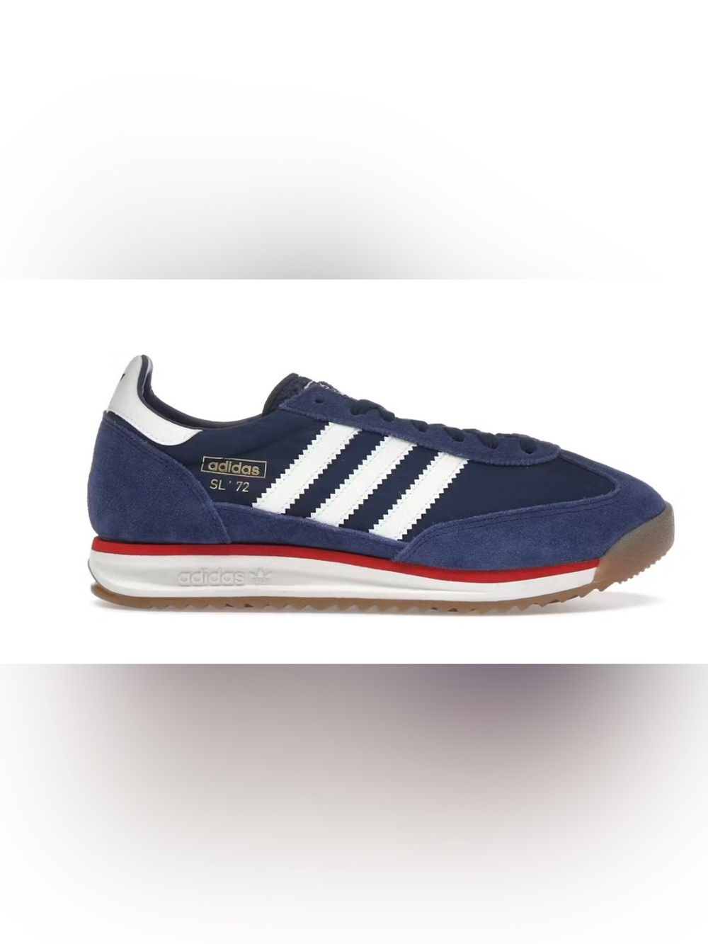 NWOT adidas SL 72 RS Dark Blue Cloud White Red 11.5